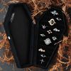 The Black Velvet Coffin Ring Case