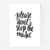 Постер «Please don’t stop the music»