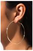 gold hoop earrings large