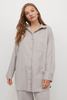 Linen-blend nightshirt