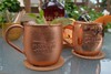 2 медные чашки под moscow mule