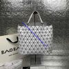 Issey Miyake Solid Crystal Shoulder Bag White