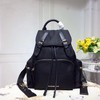 Burberry Technical Nylon Rucksack In Black