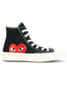 Кеды CONVERSE PLAY COMME DES GARÇONS Черные Высокие