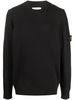 Stone Island Compass-patch knitted jumper