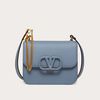 Valentino Small Vsling Shoulder Bag In Calfskin Sky Blue