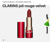 помада Clarins joli rouge velvet (781V RED GRAPE)