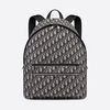 Dior Rider Backpack Oblique Motif Canvas Blue