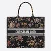 Dior Book Tote Jardin Botanique Motif Canvas Black