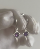 Stars Amethyst Earrings