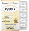 California Gold Nutrition, LactoBif 5, пробиотики, 60 вегетарианских капсул