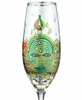 Champagne glass "Green Power" Hundertwasser