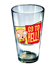 Stewie Pint Glass