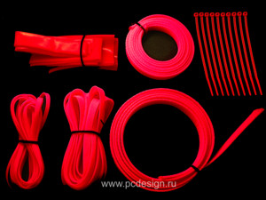 Pink/Red sleeving