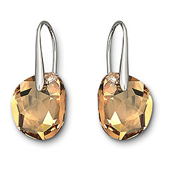 Серьги Swarovski Galet Light Colorado Topaz Pierced Earrings