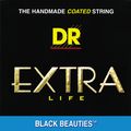 DR Strings Black Beauties Medium 5-String Bass Strings