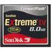 Карта памяти  SANDISK Compact Flash Extreme IV Card 8Gb