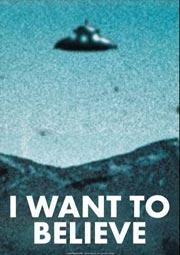 Плакат "I want to believe"