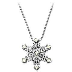 Pearl Snowflake Pendant