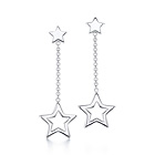 Star Link drop earrings