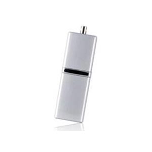 флешка PenDrive 4Gb, USB2.0 Silicon Power LuxMini 710 {Silver}