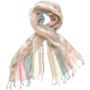 Organza Stripe Silk Stole