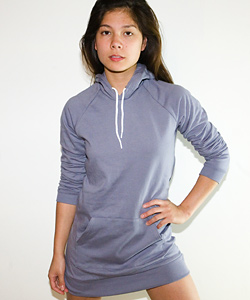 California Fleece  Pullover Raglan Hoody Dress