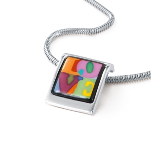 Frey Wille Endless Love SQUARE PENDANT WHITEGOLD