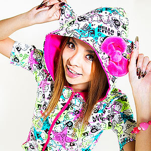 Hello Kitty JSG popteen nekomimi Hoodie limited edition