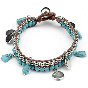 Turquoise Charm Bracelet