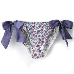 Woodland Ditsy Satin Tie Side Brief