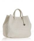 ivory leather 'Giselle' tote