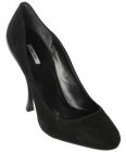 black suede 'Pop' pumps