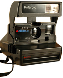 polaroid 636 closeup