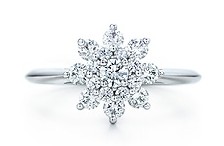 Tiffany flower ring