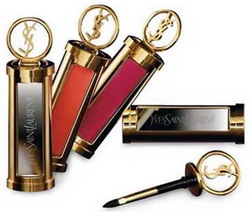 YVES SAINT LAURENT MAKE UP LIP TWINS LIP DUO SATIN/SHINE SPF 8 Помада -блеск №01 (Sparkling Beige)