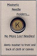 Monogram-K Needle Magnet