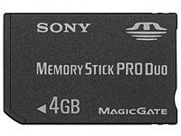 Memory Stick Pro Duo 4gb