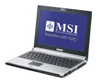 MSI MEGABOOK 12" с dvd rw