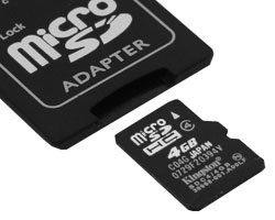 карта памяти Micro SD 4Gb