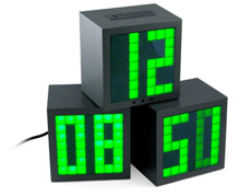 Matrix Cube Alarm Clock