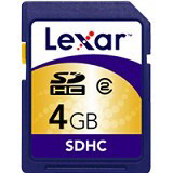 Карта памяти LEXAR SD 4GB Class II