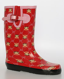 rainboots by paul frank