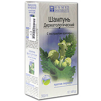 Дерматологический шампунь "Home Institut"с экстрактом крапивы против перхоти, 300 мл