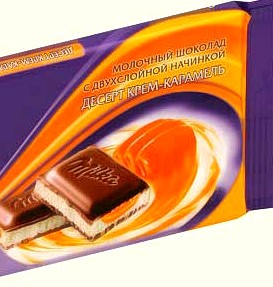 Milka крем-карамель