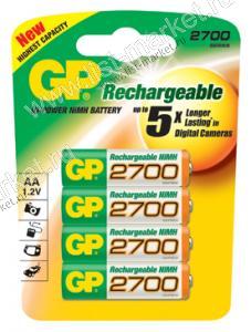 Аккумуляторы GP AA 2700 mAh NiMh