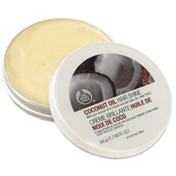 Body Shop coconut oil hair shine