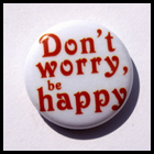 значок Don't worry be happy