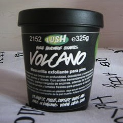 lush volcano foot mask