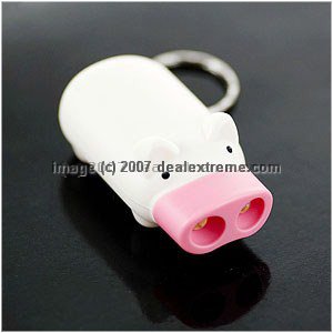 Mini Pig 2 LEDs Flashlight White